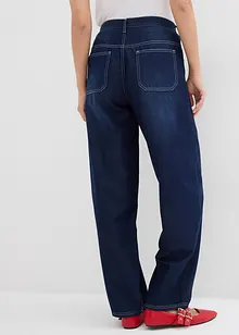 Ballonjeans met knopen, mid waist, bonprix