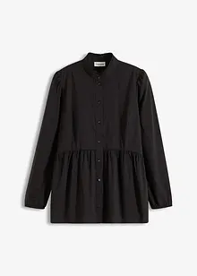 Lange blouse met plooitjes, bonprix