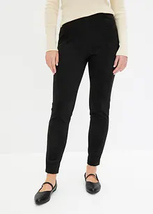 Imitatieleren broek met comfortabele band, bonprix