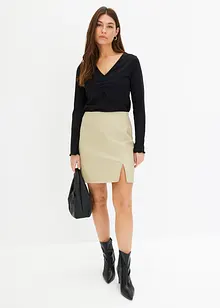 Imitatieleren rok, bonprix