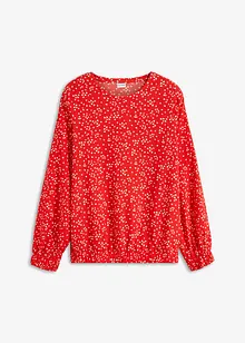 Longsleeve van jerseycrêpe, bonprix