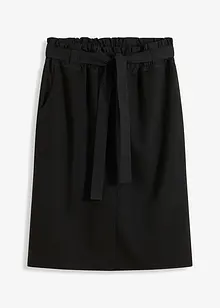 Jersey rok met geweven details, bonprix