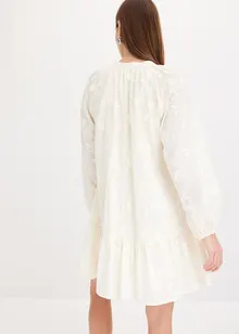 Jurk met bloemen-applicatie, bonprix