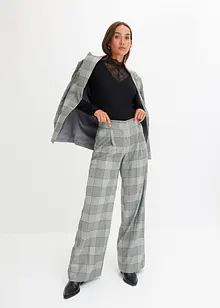 Geruite Marlene Dietrich broek, bonprix