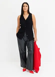 Imitatieleren broek, bonprix