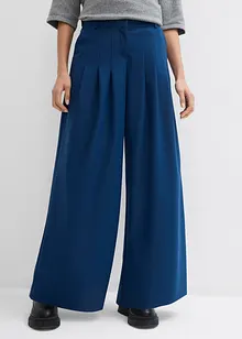 Bandplooibroek met hoge band van viscose-mix, bonprix