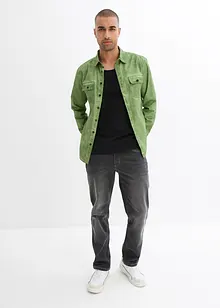 Geribde tanktop (set van 3), bonprix