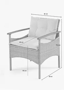 Tuinmeubelset (3-dlg. tuinset), bonprix