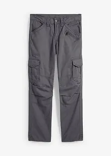 Relaxed fit cargo broek van fijn katoen, straight, bonprix
