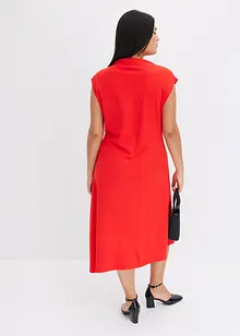 Midi jurk met asymmetrische zoom, bonprix