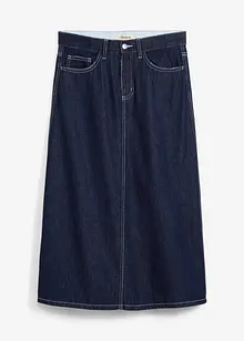 Midi spijkerrok, mid waist, bonprix