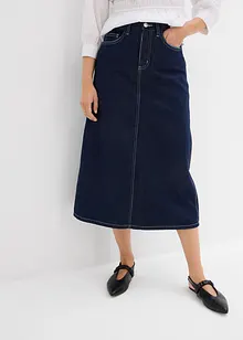 Midi spijkerrok, mid waist, bonprix