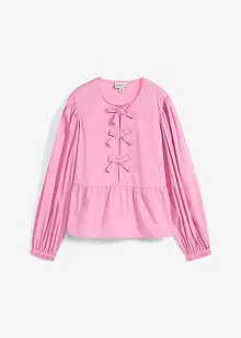 Blouse met lussen, bonprix
