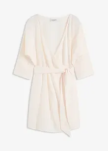 Mini jurk met riem in wikkellook, bonprix