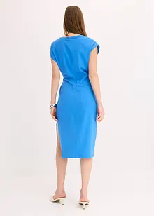 Jerseyjurk van elastische katoenmix met knopen, bonprix