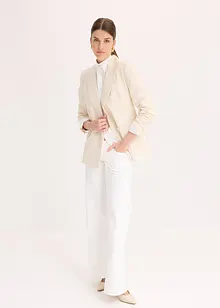 Blazer met lyocell in crincle-look, bonprix