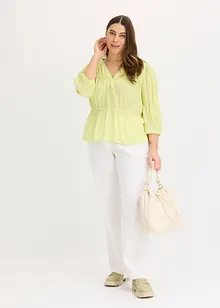 Blousetop van gestructureerde crinkle, bonprix