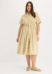 Jurk van elastische katoenmix, bonprix