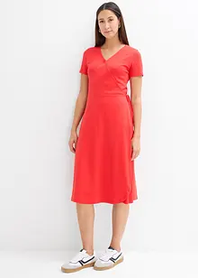 Jersey jurk met wikkeldetail, bonprix