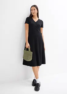 Jersey jurk met wikkeldetail, bonprix