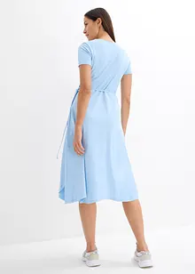 Jersey jurk met wikkeldetail, bonprix