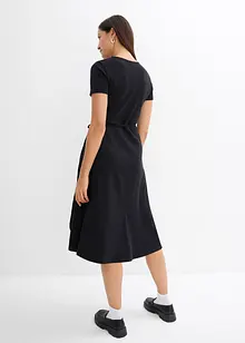 Jersey jurk met wikkeldetail, bonprix