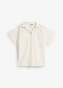 Blouse van seersucker, bonprix