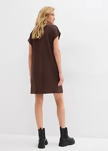 Mini jurk van stevig biologisch katoen, bonprix