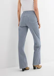 Straight jeans, high waist, gestreept, bonprix