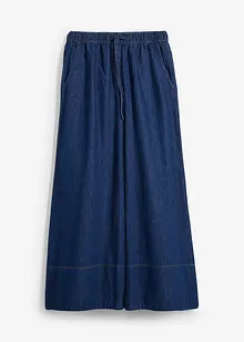 Wide leg jeans, mid waist, comfortabele taillenband, bonprix