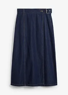 Spijkerrok in wikkellook, super soft, bonprix