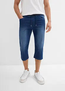 3/4 instap stretch jeans, straight,regular fit ( set van 2), bonprix