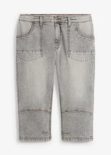 Regular fit 3/4 stretch jeans, straight, bonprix