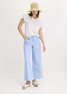 Shirt met volants op de mouwen, bonprix
