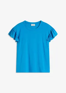 Shirt met volants op de mouwen, bonprix