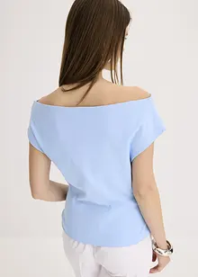 Off-shoulder shirt van puur biologisch katoen, bonprix