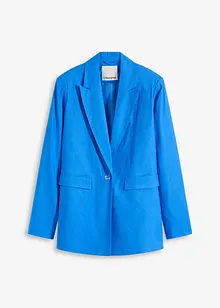 Casual linnen blazer met brede revers, bonprix