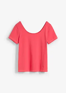 T-shirt met diepe halslijn achter, bonprix