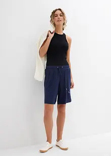 Jersey bermuda van soepele viscose, bonprix