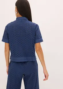 Blouse met broderie, bonprix