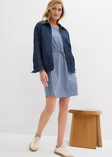 Jersey jurk met koorddetail, bonprix