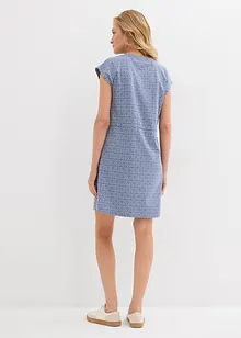 Jersey jurk met koorddetail, bonprix