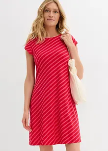Jersey jurk in een aansluitend model, bonprix