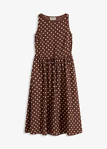 Midi jurk met bindceintuur, bonprix