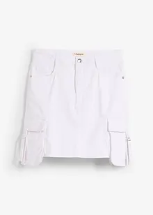 Minirok van een elastische katoenmix, bonprix