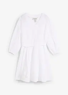 Mini jurk in skaterlook met ceintuur en 3/4 mouwen, bonprix