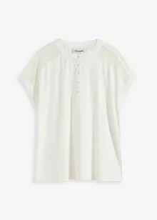 Shirt met kanten inzetstuk, bonprix