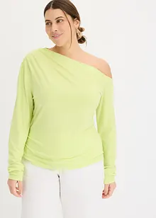 Off shoulder shirt met rimpels, bonprix