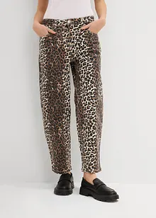 Barrel jeans, mid waist, bonprix