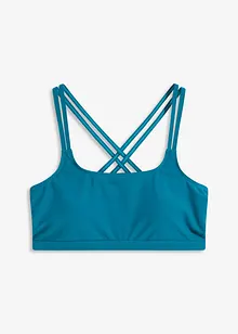 Bralette bikinitop met gekruiste bandjes, bonprix